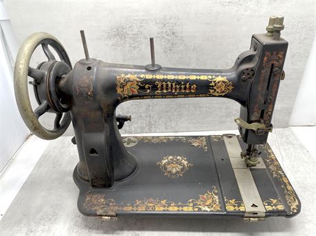 1890s White Sewing Machine