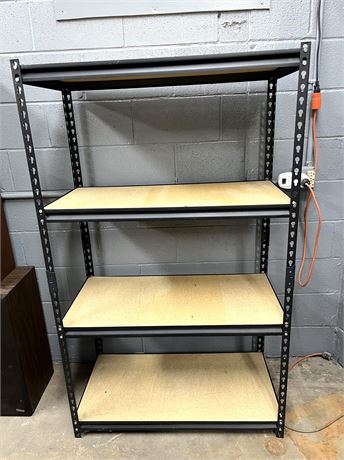 Metal and Board Storage Shelf