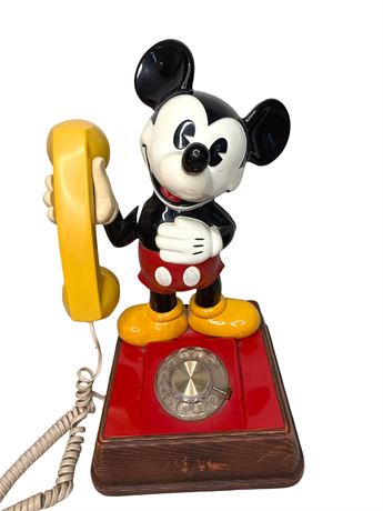 Disney Mickey Mouse Rotary Phone