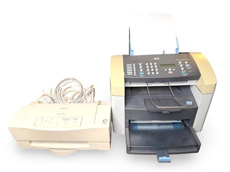 Canon Bubble Jet and HP Laser Jet Printers