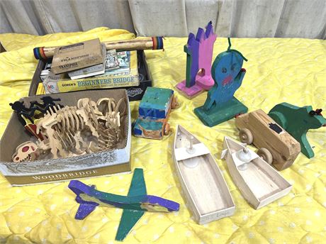 Vintage Games and Hand Built Toys