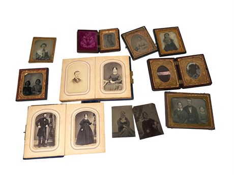Antique Tintypes and Photo Albums