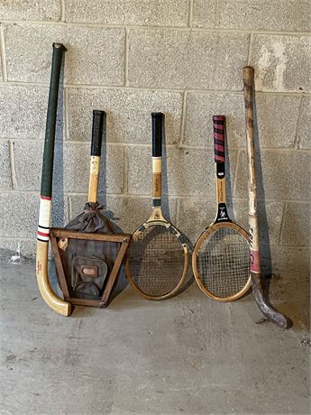 Vintage Sports Equipment