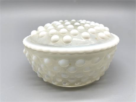 Hobnail Opalescent Candy Dish