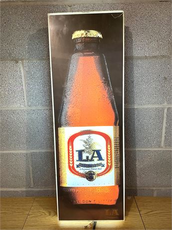 LA Budweiser Beer Sign