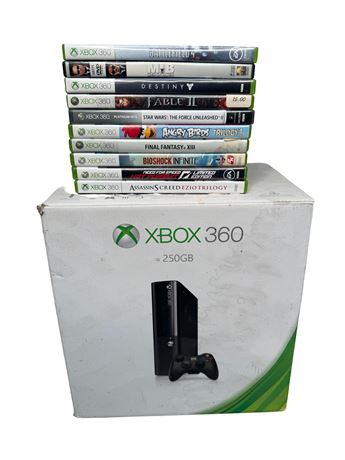 Xbox 360 with Games