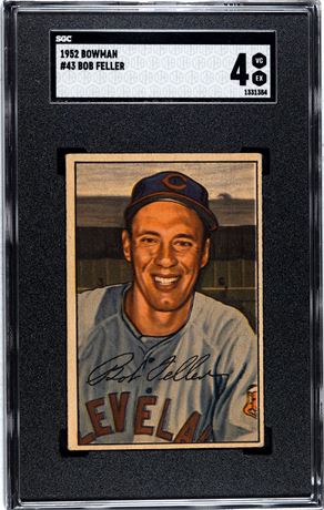 Bob Feller #43 - 1952 Bowman