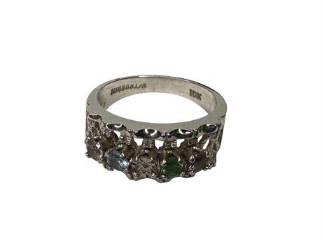 14kt Multi Gemstone Ring