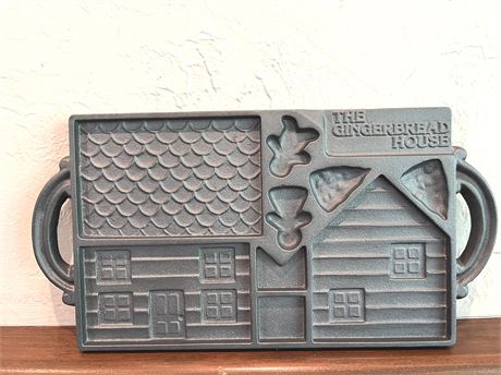 John Wright Gingerbread House Cast Iron Mold