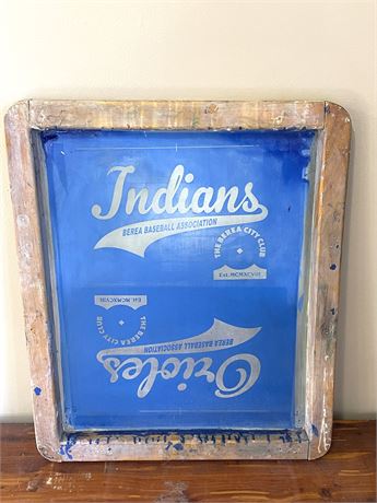 Silk Screen - Indians & Orioles