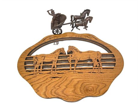 Horse & Chariot Decoratives