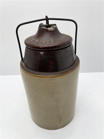 The Weir Stoneware Jar w/ Lid