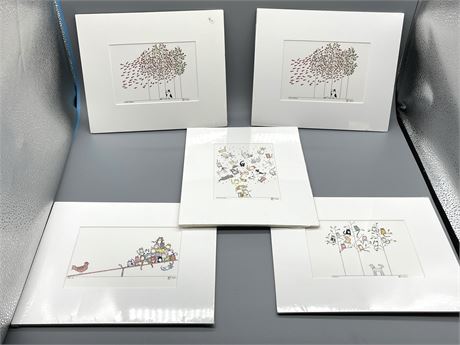 Five (5) Ikki Matsumoto Prints