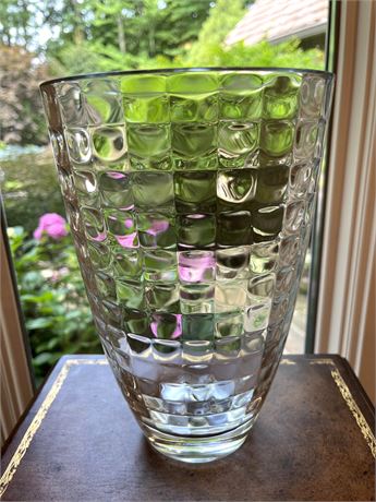 Crystal Cut Glass Flower Vase