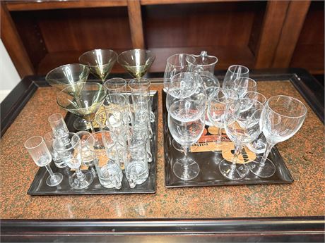 Barware Glass Lot