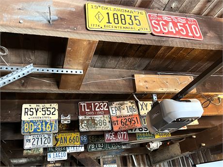 Vintage License Plates Lot 1