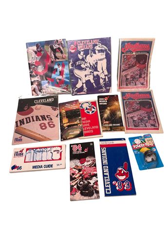 Vintage Cleveland Indians Ephemera