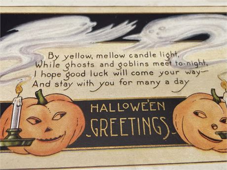Vintage Halloween Postcard Lot 1
