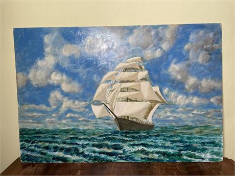 Sailing Oil Painting