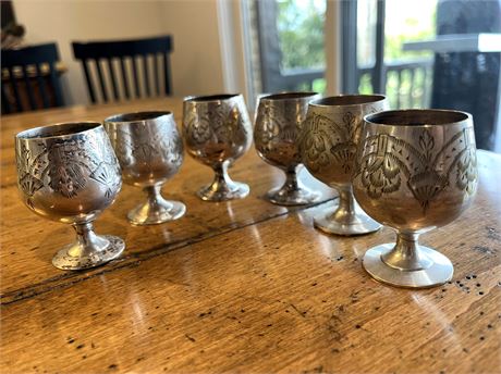 EPNS Small Silver Plate Goblets