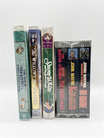 SEALED VHS Tapes Lot 1