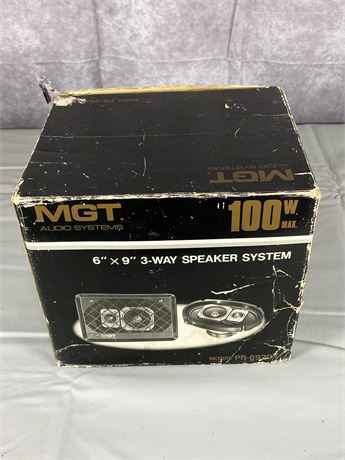 NEW Old School MGT 3-way Speaker System