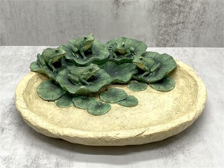 Ceramic Frog Plate