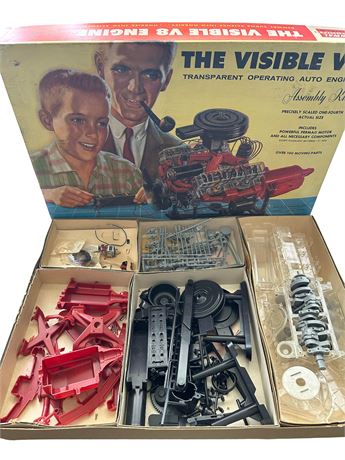 1960 Renwal Visible V8 Engine 802-1095 Model