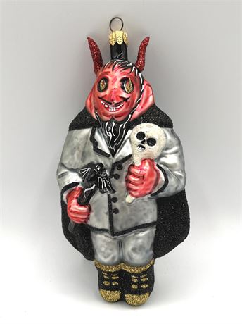 Larry Fraga Designs Blown Glass Devil Ornament