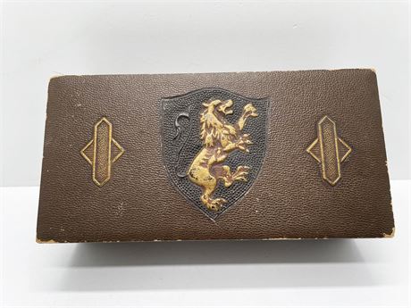 Wooden Box with Coat of Arms