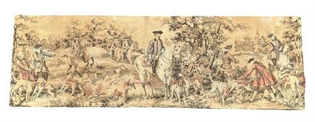 Tapestry w/Hunting Scene fine weaving