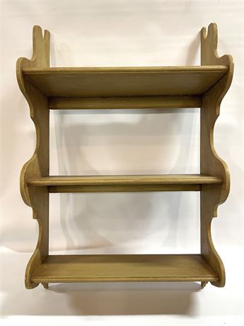 Wood Display Shelf