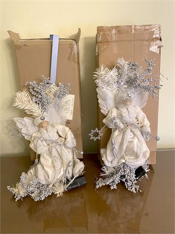 Radiant Fiber Optic Angel Door Hangers