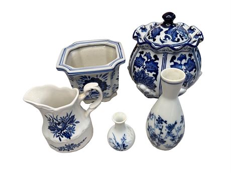 Blue/White Porcelain Decoratives