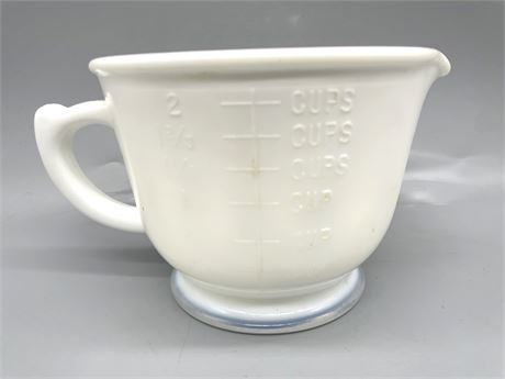 Milk Glass Measruing Cup