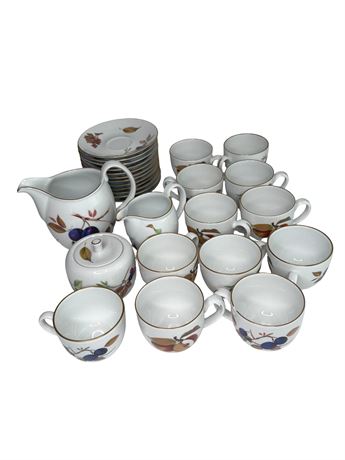 Royal Worcester Eversham Gold Tea Set
