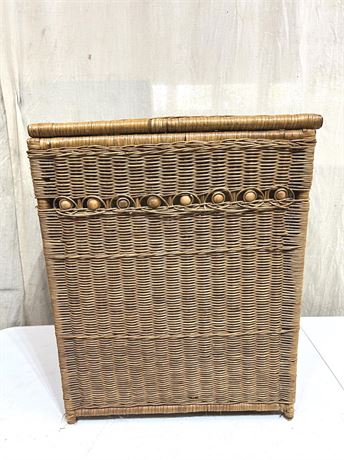 Wicker Laundry Basket