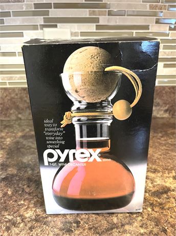 Pyrex Wine Decanter