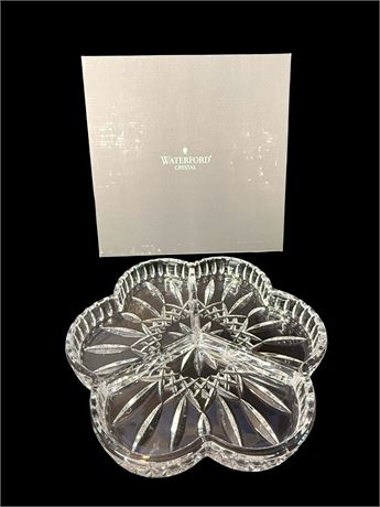 Waterford Crystal Lismore 3-Point Divided Dish