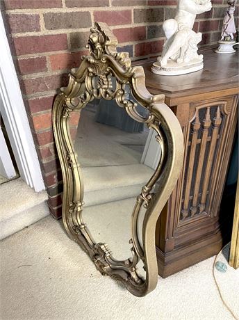 Carolina Mirror Co. Gold Gilt Mirror