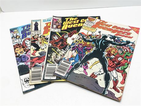 The West Coast Avengers #1 and #2 from 1985-86