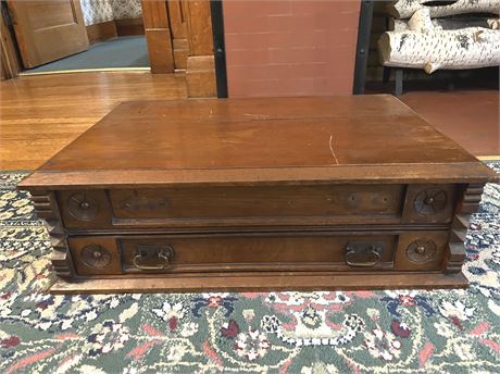 Antique Spool Thread Cabinet