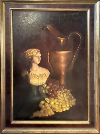 Phyllis Wirth Still Life Oil on Board Painting