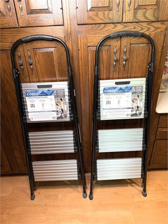 Cosco 3-Step Folding Step Stools Lot 3
