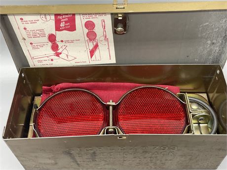 Vintage Safety Reflectors