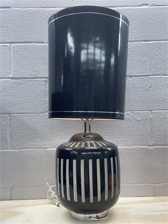 Ruma Humbug Style Black & White Lamp - Lot #2