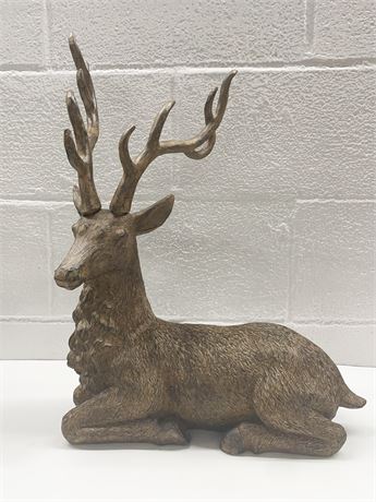 Large Decorative Wood Reindeer
