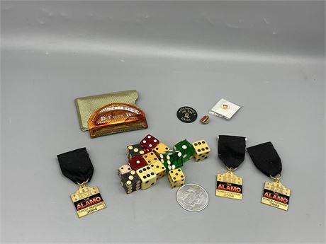 Medals, Dice and More