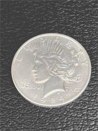 1924 Peace Dollar