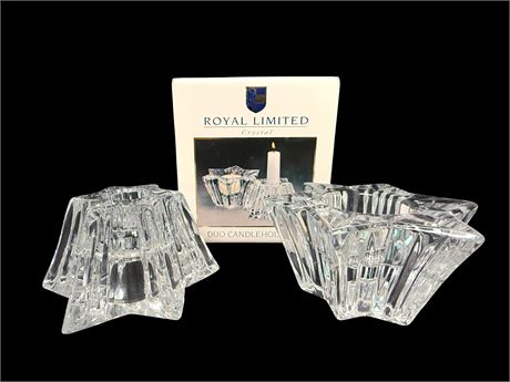 Royal Limited Duo Crystal Candleholders
